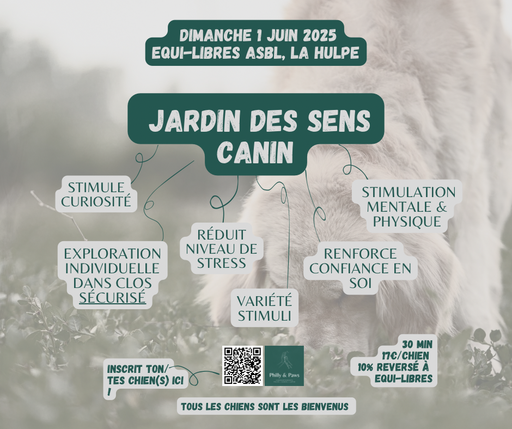 Jardin des sens canin / Dog sensory garden 01/06/25 